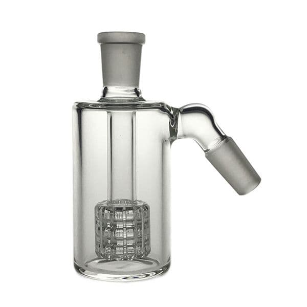 4.5 Inch Mini 14mm 18mm Glass Ash Catcher Bong Hookah Smoking Water Pipes 90 45 Degree Thick Pyrex Bubbler Ashcatcher Bongs