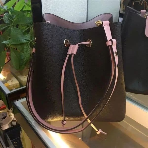 bag luxurys designers NEONOE Bucket Handbags Fashion Women's Bags old flower Purses Women Tote Brand Letter Genuine