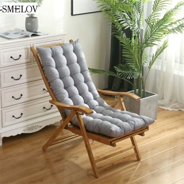 2026 Universal Relax Rocking Chair Cushion Soft Long Mat For Chair Tatami Lounger Recliner Beach Sofa Cushion Pad Window Floor Y200723 Free Shipping