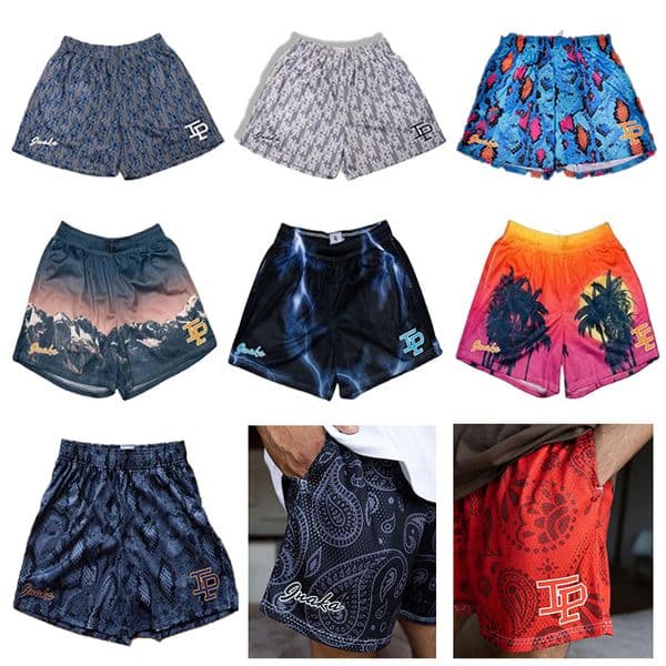 Men's Shorts designer Inaka Power Mens Mesh Shorts Women Classic York GYM Basketball Running Bohemia Pants Fashion IP swim shorts T230209