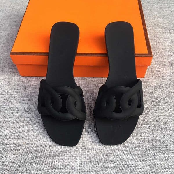 luxury designer oran ladies sandals slippers chain slide summer rubber big head fashion beach sexy flat slipper guccis pradas uggs chanels fendis hermes versaces lv