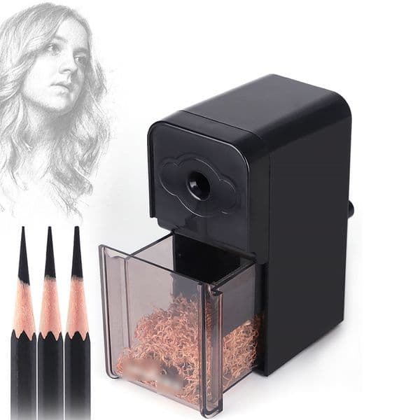 Hand-cranked Pencil Sharpener Creative Student Automatic Pencil Sharpeners is Light Time-saving WH0280