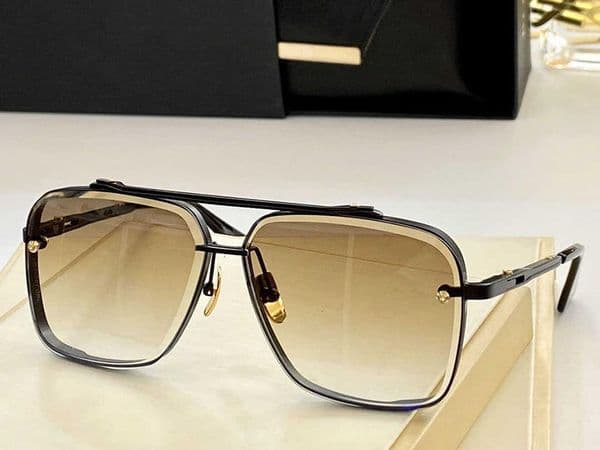 Designer Sunglasses For Women Mens Sunglass Summer Mach Six 403 Anti-Ultraviolet Retro Plate Rectangle Full Frame Metal Fashion Driving Beach Eyeglasses Random Box