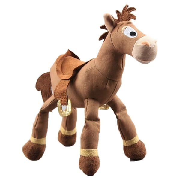 25cm Cartoon Story Stuffed Animals Bullseye Cute Little Horse Model Doll Birthday Girl Baby Kids Gift For Children Plush Toys 220425