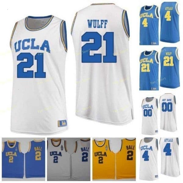 College Basketball Jersey 4 Norman Powell 5 Kevon Looney 14 Zach LaVine 21 Holiday 31 Miller 32 Walton Custom Stitched