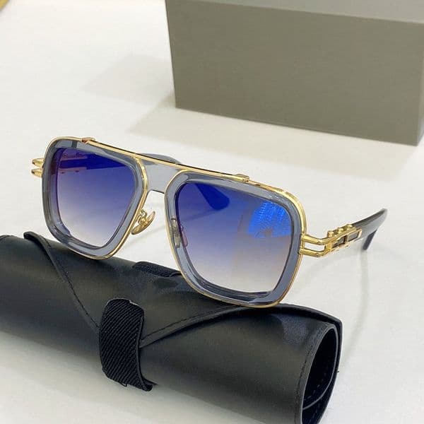 Designer Sunglasses for Men Mach LXN EVO DTS403 Women Luxury Brand Vintage Sun glasses Square Full Oversized Frame Driving Beach Eyeglasses UV 400 Lens Original Box
