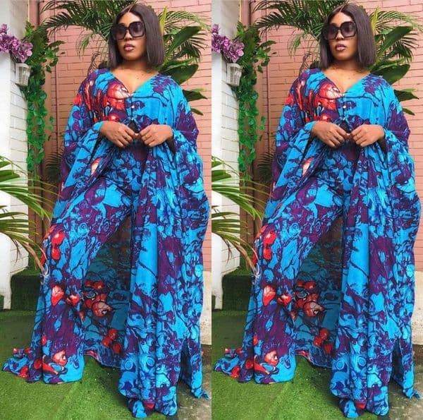 Ethnic Clothing Style African Women's Dashiki Abaya Fashion Chiffon Fabrics Print Long Dress Free Size Trousers Two Piece SetEthnic