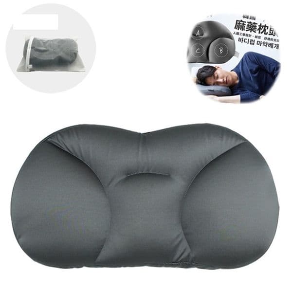 Creative 3D Neck Pillow Washable Polyester Pillowcase Cover Travel Pillows Deep Sleep Lunch Break Foam Particle LJ200821