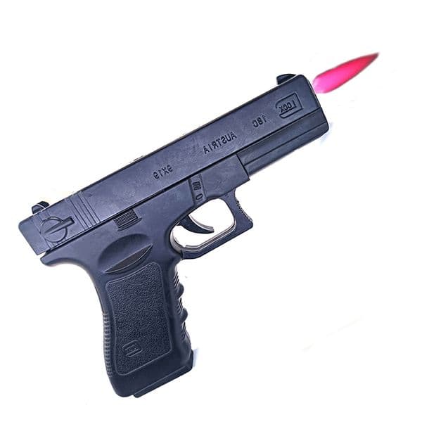 Lifelike Butane Scorch Torches Jet Flame Lighter 1300C Butane Refillable Micro Culinary Torch Self-igniting Gun Shape Cigarette Cigar Lighters
