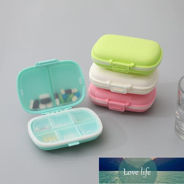 tablets travel grids organizer container 8 for pill box with Seal ring Small boxs for Wheat straw containers for medicines