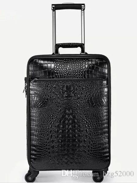 Top Grade Brown Canvas CoatedReal Leather Rolling Luggage Fashion Designer Travel Suitcase Pegasse M41226 M20013 N21223 N41386 Free Shipping