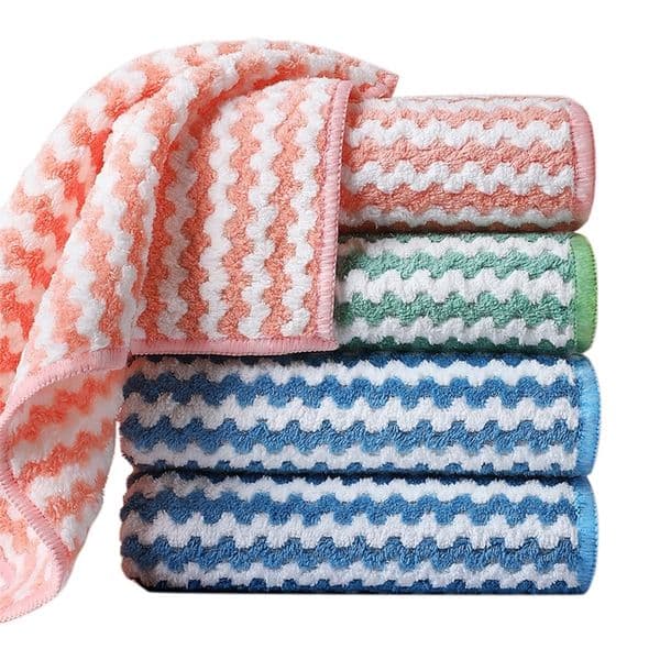 JOYBOS Kitchen Dish Cloth Kitchen Rags Thicken Absorbent Housework Clean Towel Kitchen Cleaning Supplies 220727