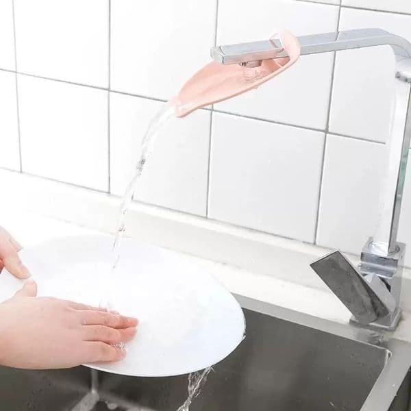Wholesale Faucet Extender Water Saving Help Children Wash Hands Device Bathroom Kitchen Accessories Sink Faucet Extension Extensor De Grifo Ahorro De Agua