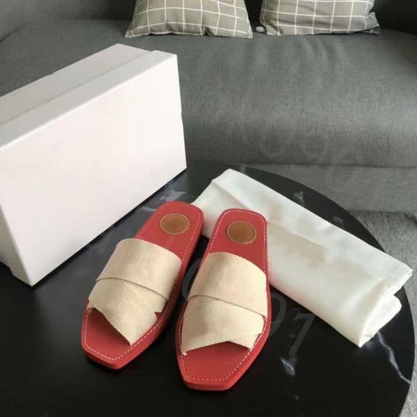 Designs Fashion Letter check Women Sandy beach slipper Wholesale Price Splint Flat Sandals Comfort Beach Slide Crocodile Skin Flip Flops Canvas shoes size 35-42