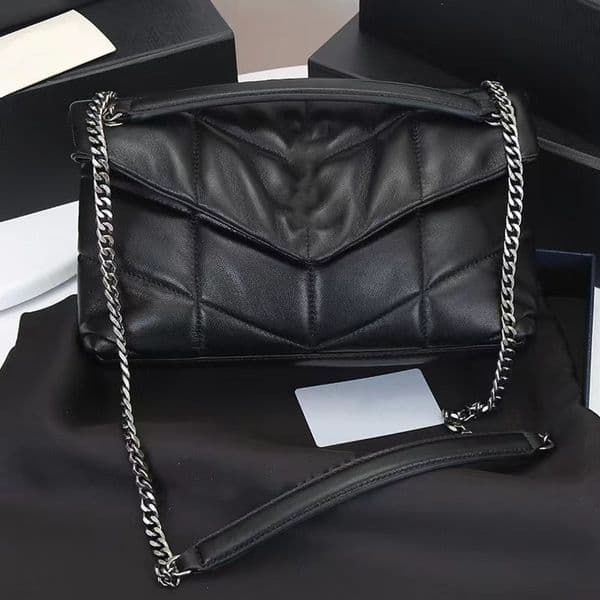 7A top pair of women's bags designer luxury handbags classic fashion sheepskin brand name one shoulder messenger ancient silver chain large capacity bag soft purity