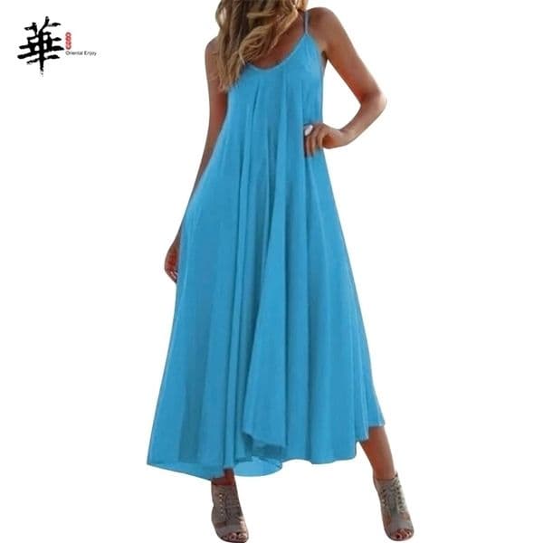 Sexy Dress Women Summer Boho Black Long Dress for Women Plus Size Clothing Femme Robe Party Beach Woman Dress Vestido Mujer 210319