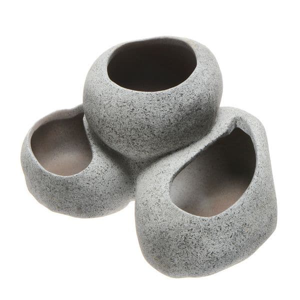 rium Decorative Rockery Stone Cave Ornaments Ceramic Breeding Shelter Fish Tank Betta Fishes Cichlid Shrimp Y200917