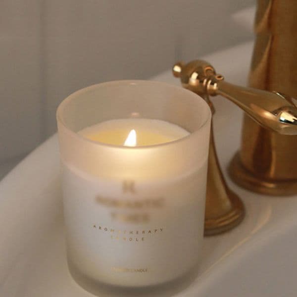 27 Scents Glass Perfume Candles with Wood Lid Essential Oil Incense Smokeless Scented Candle Aromatherapy-Candle Romantic Dating Atmosphere Bath Gifts ZL0910