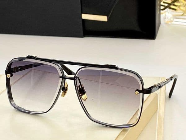 Mach Six Sunglasses Designer Woman Man Sunglass Metal Vintage Fashion Style Square Full Frame Polarized UV 400 Lens Womens Trendy Sunglasses Protection Eyeglasses