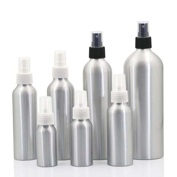 wholesale 30ml Refillable Aluminium Atomiser Metal Empty Perfume Essentials Oil Spray Bottle Travel Cosmetic Packaging Tool