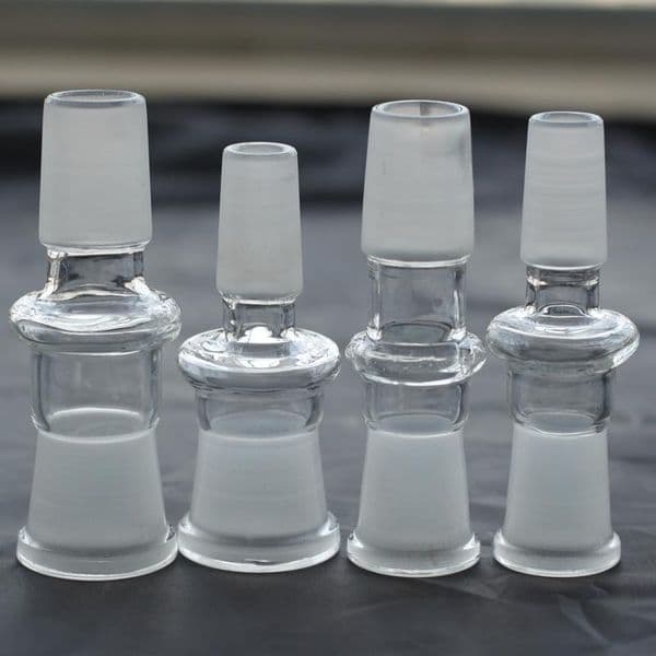 10 Style Glass Drop Down Adapter 30g weight all the 10 styles for choose 14.4 18.8 male female