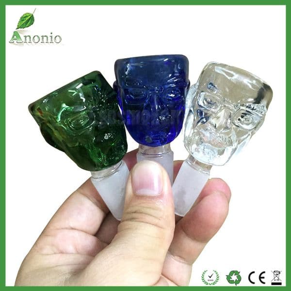 Smoking Bowls Breaking Bad Walter White Glass Bowl With 14mm 18mm Male Joint Mr White Colorful Glass Bowls for Glass Bong Water Pipe
