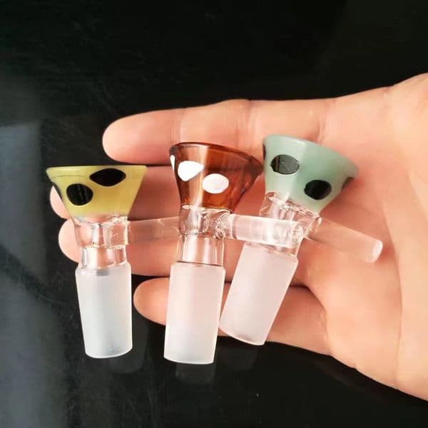 Smoking pipes Ball Glass Oil Burner Pipe Smoking Bowl Water Hookahs bongs Color dot funnel adapter