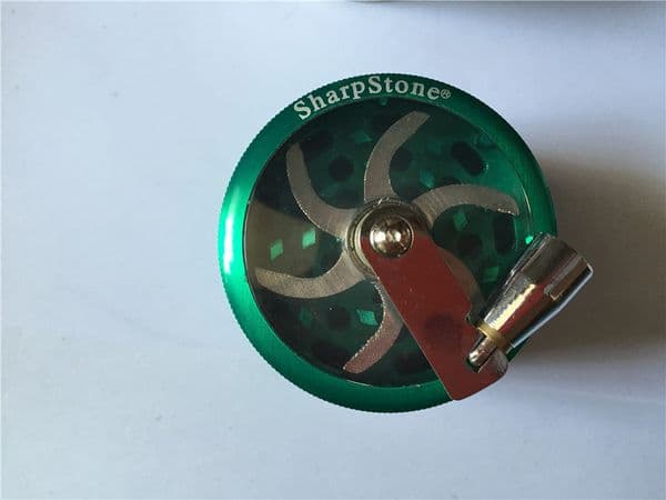 50mm sharp stone zicn alloy 4 Piece hand crank herb grinder smoking accessories sharpstone grinders for tobacco handle herbal grinder