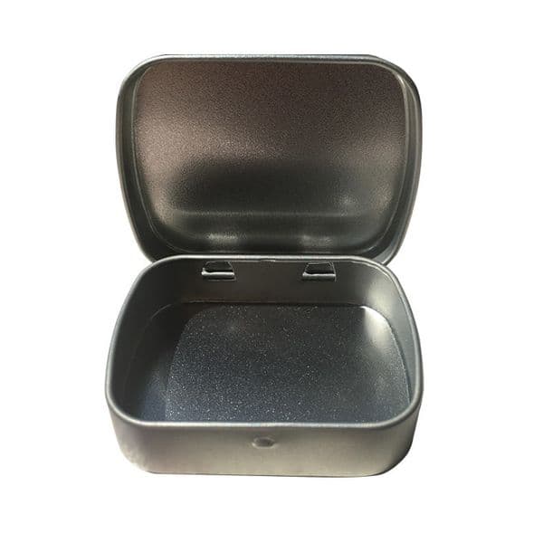 60x45x15mm hinge tin box square tin silver gift box sealing plain tin wedding candy boxes wen4776