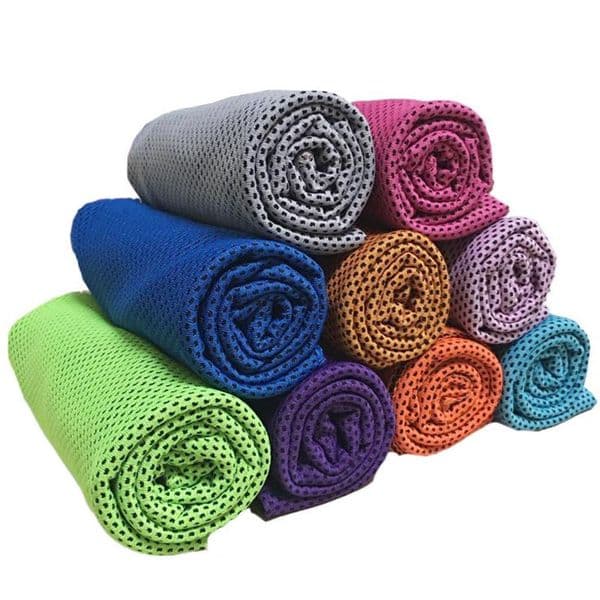 90*30cm Double Layer Ice Cooling Towel Cool Summer Cold Sports Towels Instant Cool Dry Scarf Soft Breathable Ice Belt Towel for Adult Kids