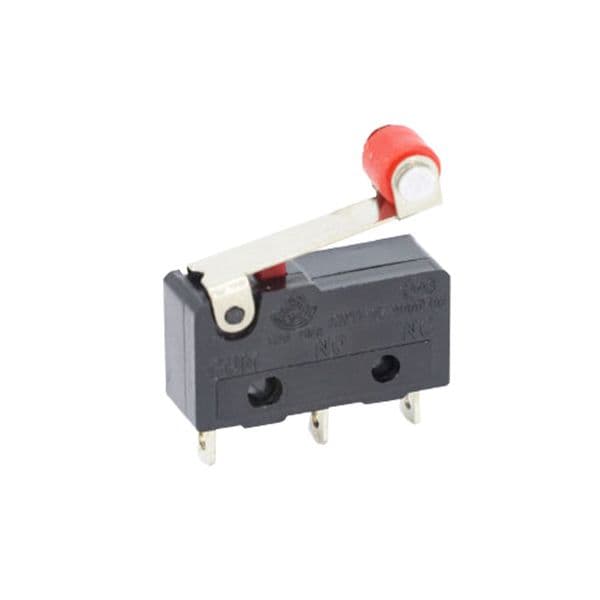 10PCS 3pin KW11-3Z Mini Micro Switch With Pulley Limit Switch N/O N/C 5A250VAC Original sales Electrical switches Copper pin Silver contact