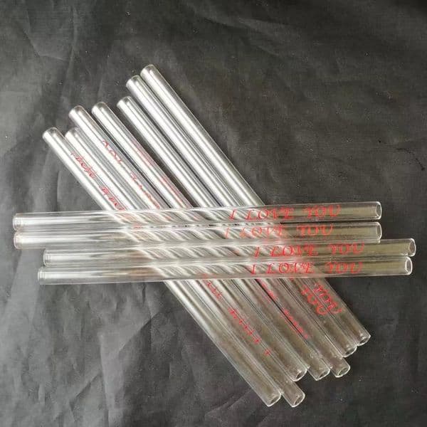 Smoking pipes hookah Oil Burner Pipe Smokings Glass Bowl Smoking I love you straw