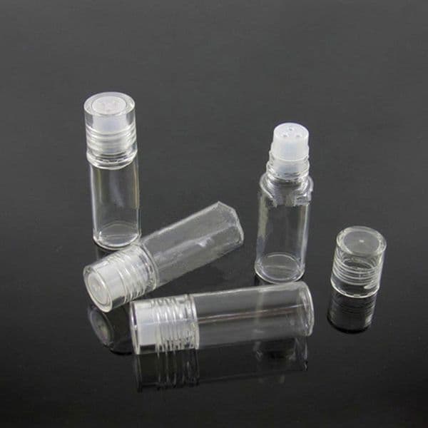Mini plastic bottle 3ml round bottle with sieve designed for loose powder shimmer powder nail glitter powder F20172199
