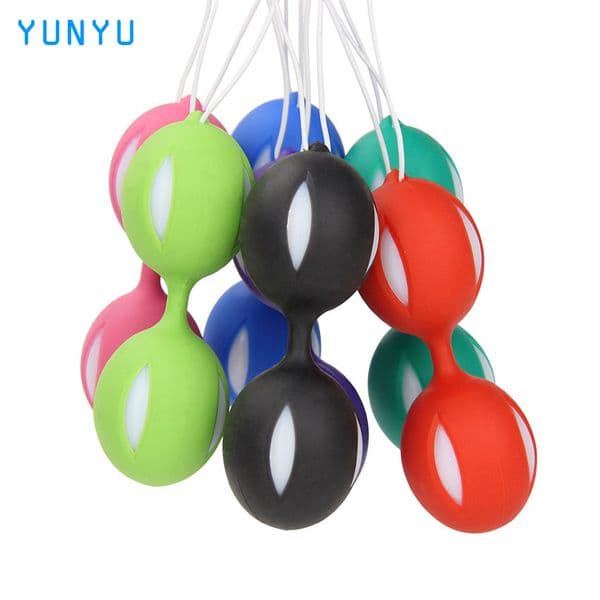Female Smart Duotone Ben Wa Ball Weighted Female Kegel Vaginal Tight Exercise Machine Vibrators Sex Toys for Women 17403