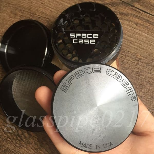 CNC grinder Aluminum space case Grinder tobacco smoke cigarette detector grinding smoke vs sharp stone grinder
