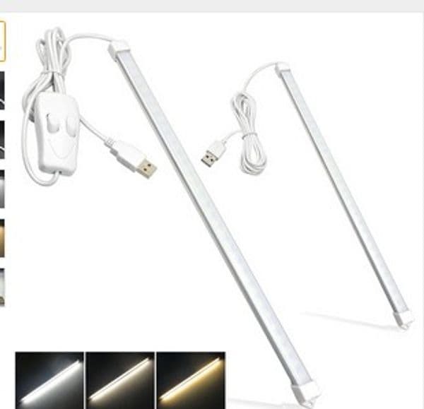5V 2835 SMD 3014 SMD LED lamp 30LEDs 35CM USB LED Tube Rigid strip light bulb Bar Reading / Book / Desk lamp For Night light