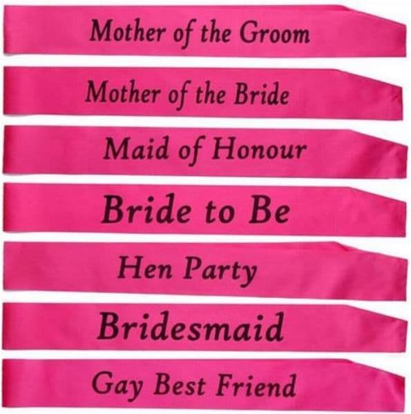 Hen party bride to be sash Bridal Shower Wedding Hen Night Party Decorations Party Favors Accessories Shabby Chic Classy Gift