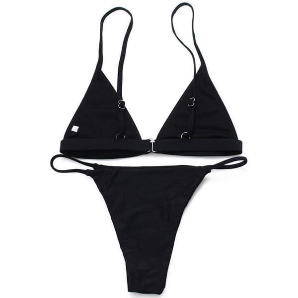 Good A++ The newest Women's Swimwear solid color swimsuit split bikini suit NS021