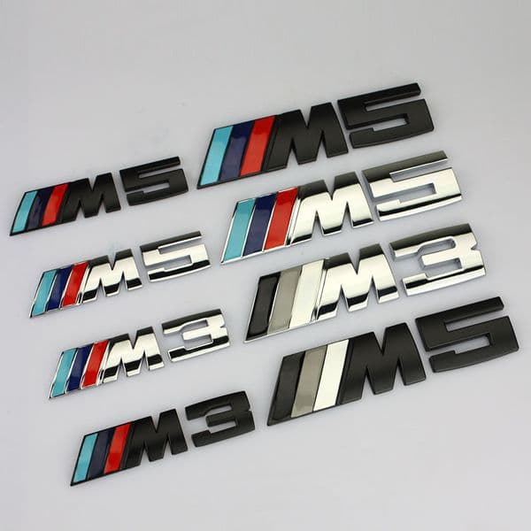 Logo Stickers Tail For BMW X6M X5 Car BMW 3 Series 5 Series M3 M5M1 M Grille