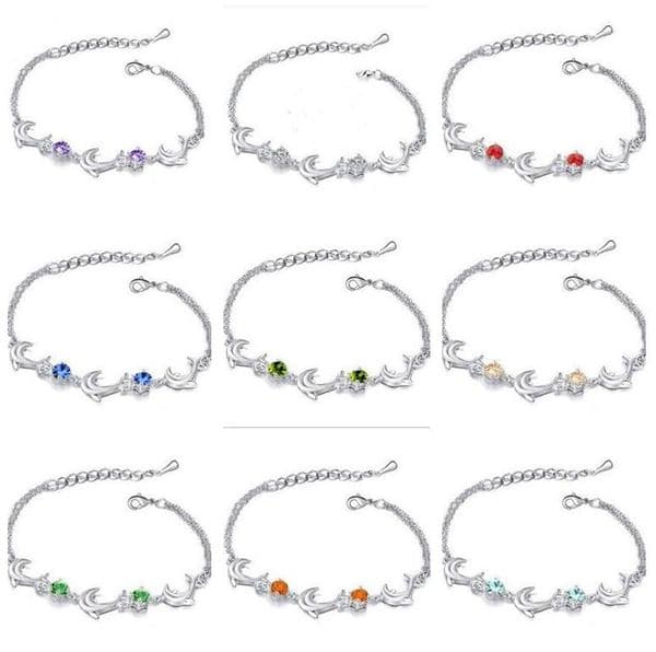 Brand new High-end bracelet dolphin Festival fish shape jewelry FB311 mix order 20 pieces a lot Charm Bracelets