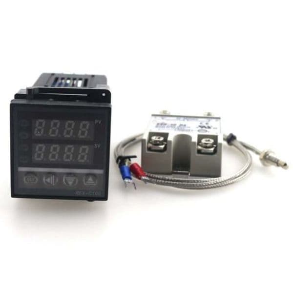REX-C100 PID Temperature Controller Thermostat AC220V/110V10A SSR K Thermocouple