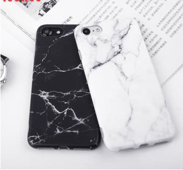 Imd Marble Stone Gel Case for Apple iPhone 7 6s 6 8 Plus 5 5s SE X 10 Cases Black White Soft Tpu Squishy phone Case Cover Coque