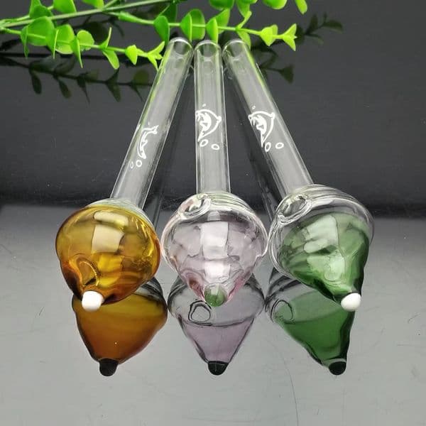 Smoking pipes hookah Oil Burner Pipe Smokings Glass Bowl New colored hat glass straight tobacco pot