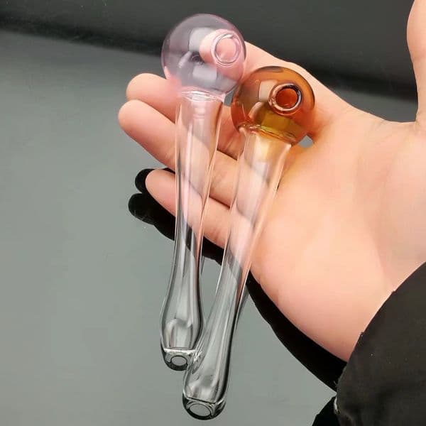 New Glass Smoking Pipe Water hookah Bowls Smoking Round color ball glass pipe