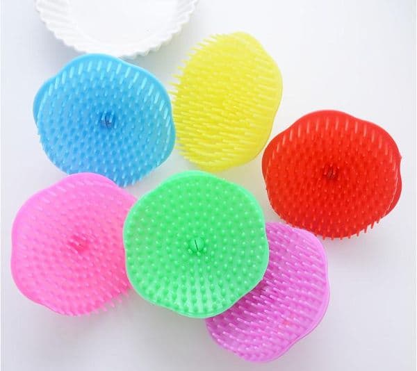 Comfortable Scalp Massager Shower Comb Body Cleaning Brushes Plastic Washing Hair Massage Brush Home bathroom supplies SN186