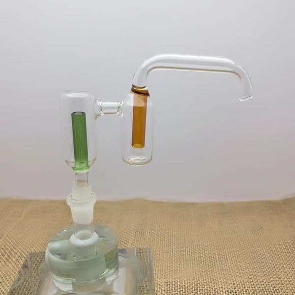 Smoking pipes hookah Oil Burner Pipe Smokings Glass Bowl Colorful dual filter glass plate