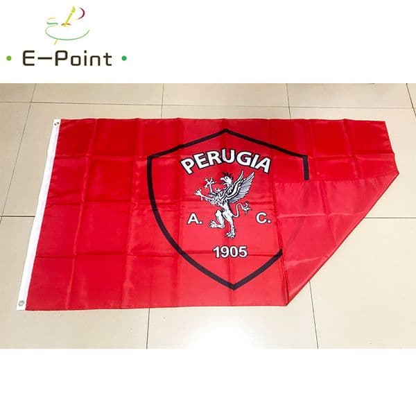 Italy AC Perugia Calcio Flag Red 35ft 90cm150cm Polyester Serie A flags Banner decoration flying home u0026 garden Festive gifts L2605246ECN