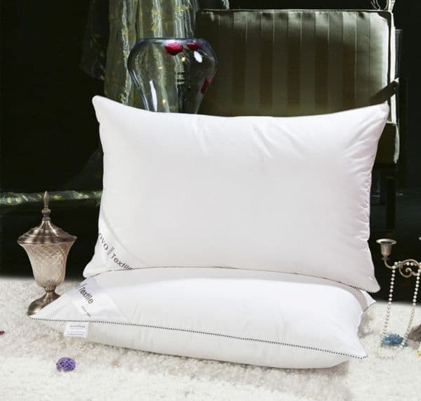 2026 New Home Textile Sleeping 100% Goose Down Light White Zero Pressure Memory Neck Health 48*74Cm Cotton Free Shipping