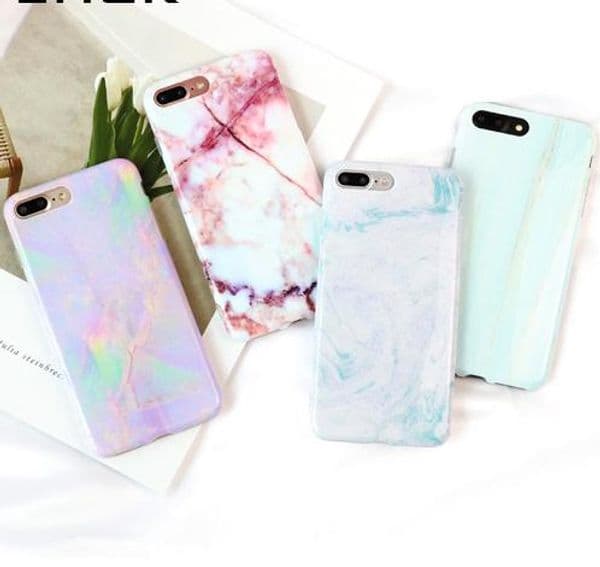 Granite Marble Texture Pattern Phone Cases For iphone 6 Case For iphone 8 7 6S Plus Back Cover Fashion Soft Cases