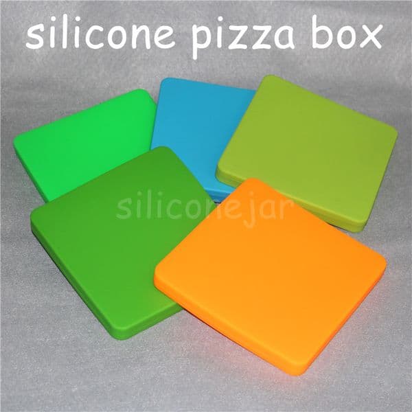 1 piece Silicone Jars Dab Wax Container 200ml Large Pizza Silicon Concentrate Containers For Wax Oil Containers
